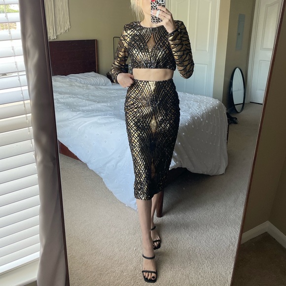 Marciano Sequin Matching Set - Picture 2 of 5